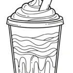 coloriage bubble tea updated à imprimer pour enfant de 6 ans