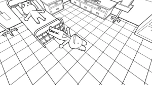 coloriage Animal Hospital et decoupage a imprimer gratuit