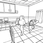 coloriage Animal Hospital et découpage à imprimer