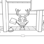 coloriage Animal Hospital pour enfant de 5 ans