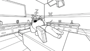 coloriage Animal Hospital pour enfant de 4 ans