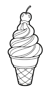 coloriage Cerise pour enfant à imprimer