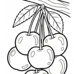 coloriage Cerise en ligne