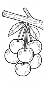 coloriage Cerise en ligne