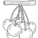 coloriage Cerise d