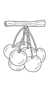 coloriage Cerise d