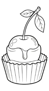 coloriage Cerise a imprimer gratuitement