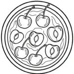 coloriage Cerise a imprimer gratuitement