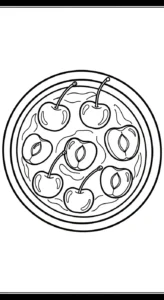 coloriage Cerise a imprimer gratuitement