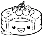 coloriage Cerise a dessiner en ligne