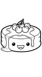 coloriage Cerise a dessiner en ligne