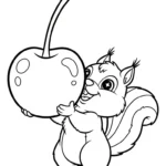 coloriage Cerise à imprimer pdf gratuit