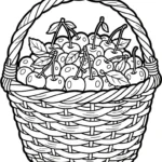 coloriage Cerise a imprimer gratuitement