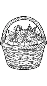 coloriage Cerise a imprimer gratuitement