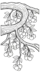 coloriage Cerise et dessins