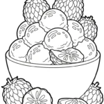 image de coloriage Chérimole pour enfant