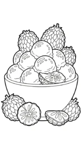 image de coloriage Chérimole pour enfant