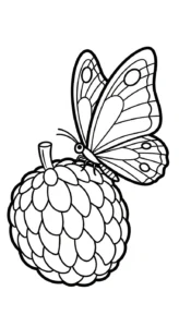 coloriage Chérimole à imprimer pour enfant de 3 ans