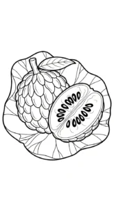 coloriage Chérimole à imprimer pdf gratuit