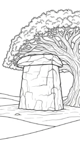 coloriage Dragonnier pour bebe a imprimer