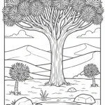 coloriage Dragonnier pour enfant à imprimer