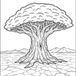 coloriage Dragonnier a imprimer gratuitement