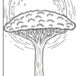 coloriage Dragonnier pour enfant de à imprimer