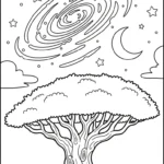 coloriage Dragonnier gratuit pour enfants