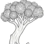 coloriage Dragonnier pour enfant de 10 ans