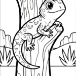 coloriage Dragonnier pour bebe a imprimer