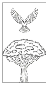 coloriage Dragonnier à imprimer pour enfants