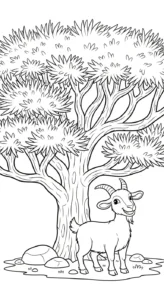 coloriage Dragonnier pour enfants