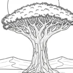 a imprimer coloriage Dragonnier gratuit