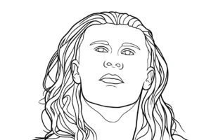 coloriage Erling Haaland pour enfant a imprimer gratuit