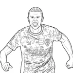 imprimer coloriage Erling Haaland