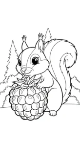 imprimer coloriage Framboise gratuit