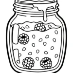 coloriage Framboise pour enfant de 6 ans
