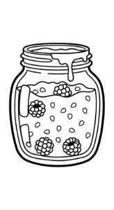 coloriage Framboise pour enfant de 6 ans