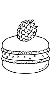 image pour coloriage Framboise enfant