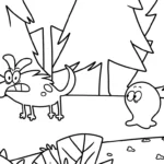 coloriage Lamput pour enfant de 2 ans