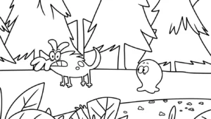 coloriage Lamput pour enfant de 2 ans
