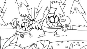 coloriage Lamput a telecharger
