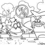 imprimer coloriage Lamput gratuit