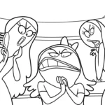 coloriage Lamput à imprimer pour enfant de 7 ans