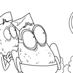 coloriage Lamput à imprimer pour enfant de 2 ans