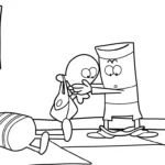 coloriage Lamput en ligne pour enfant