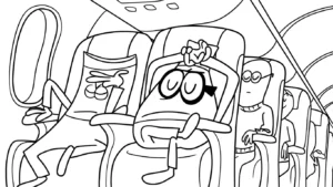 coloriage Lamput à imprimer gratuitement