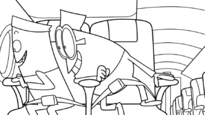 coloriage Lamput à imprimer pdf gratuit