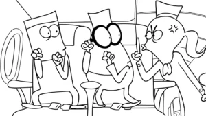 coloriage Lamput a imprimer