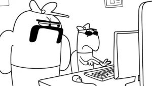 image pour coloriage Lamput enfant